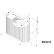 Ciarko Design MONO 80 cm fekete/fekete fali páraelszívó