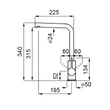 ELLECI - Csaptelep Shell Plus (C02) G68 bianco