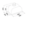 FALMEC BUILT-IN EVOLUTION beépíthető páraelszívó, 50 cm, inox