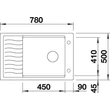BLANCO ELON XL 6 S palaszürke exc.InF