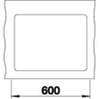 BLANCO SUBLINE 340/160-F fekete e.n., SZINTBE ÉPÍTÉS