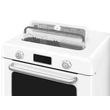 SMEG ASZTALI KOMBINÁLT SÜTŐ, GŐZFUNKCIÓVAL, retro, Galileo, fehér
