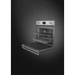 SMEG KOMBINÁLT SÜTŐ, GŐZFUNKCIÓVAL, Classica design, Galileo, 60 cm, CS LCD, inox