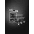 SMEG KOMBINÁLT SÜTŐ, GŐZFUNKCIÓVAL, Classica design, Galileo, 60 cm, CS LCD, inox