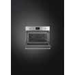 SMEG KOMPAKT MIKROHULLÁMÚ SÜTŐ, Classica design, Galileo, 45 cm, CS LCD, inox