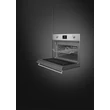 SMEG KOMPAKT MIKROHULLÁMÚ SÜTŐ, Classica design, Galileo, 45 cm, CS LCD, inox