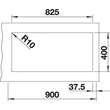 BLANCO SUBLINE 480/320-U antracit e.n.