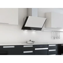 Pando P-730/90 fekete üveg SEC PLUS döntött páraelszívó