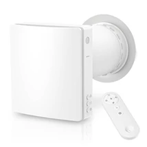 HOLTOP/AIRWOODS AV-TTW5-W egyhelyiséges hővisszanyerős szellőztető automata zsaluval, WiFi csatlakozással, páraérzékelő szenzorral, pollenszűrővel