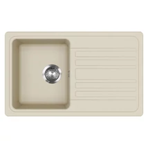 EVIDO Home 45S gránit mosogató, 765 x 460mm, bézs