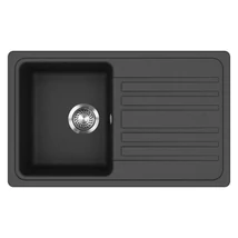 EVIDO Home 45S gránit mosogató, 765 x 460mm, antracit