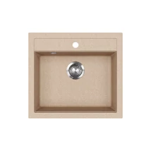 EVIDO Quadro 6 gránit mosogató, 562 x 510mm, avena