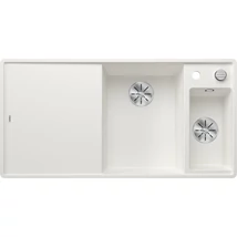 BLANCO AXIA III 6S-F jobb fehér üveg t, SZINTBE ÉPÍTÉS