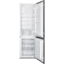 SMEG BEÉPÍTHETŐ HŰTŐ ÉS FAGYASZTÓ, 54x177,9 cm, fordítható ajtó, fehér