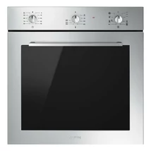 SMEG HŐLÉGKEVERÉSES SÜTŐ, Selezione design, 60 cm, analóg, inox, inox gombok