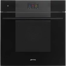 SMEG KOMBINÁLT GŐZSÜTŐ, Linea design, Galileo, 60 cm, TFT, mélyfekete üveg