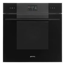 SMEG KOMBINÁLT MIKROHULLÁMÚ SÜTŐ, Linea design, Galileo, 60 cm, ES LCD, mélyfekete üveg