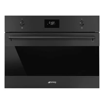 SMEG KOMPAKT MIKROHULLÁMÚ SÜTŐ, Classica design, Galileo, 45 cm, CS LCD, fekete