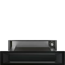 SMEG MELEGÍTŐ FIÓK, Victoria design, 15 cm, fekete
