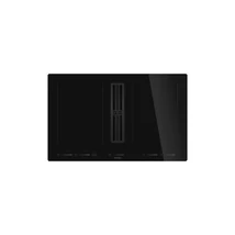 SMEG PÁRAELSZÍVÓVAL INTEGRÁLT INDUKCIÓS FŐZŐLAP, Universal design, 83x52 cm, fekete üveg