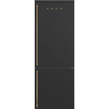 SMEG SZABADONÁLLÓ HŰTŐ ÉS FAGYASZTÓ, Colonial design, 70x90 cm, jobb oldali pántok, antracit