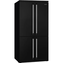 SMEG SZABADONÁLLÓ HŰTŐ ÉS FAGYASZTÓ, Victoria design, 91,5x187 cm, francia ajtó, fekete