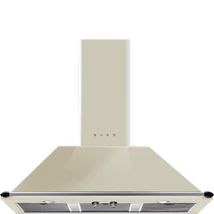 SMEG VICTORIA design kürtős fali páraelszívó, 100 cm, bézs