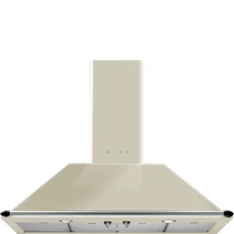 SMEG VICTORIA design kürtős fali páraelszívó, 110 cm, bézs
