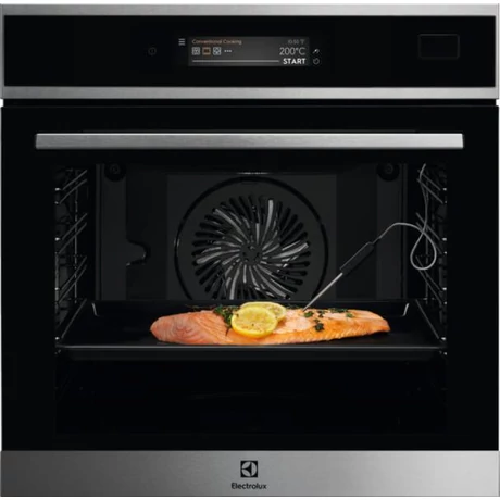 Electrolux EOB9S31WX SteamBoost beépíthető gőzsütő, maghőmérő, beprogramozott receptek, WIFI, TFT érintőkijelző