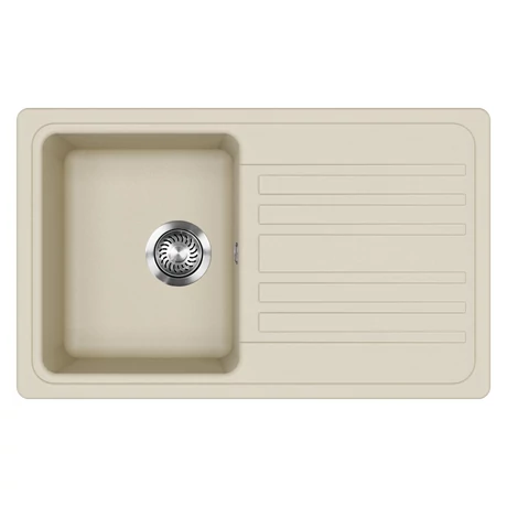 EVIDO Home 45S gránit mosogató, 765 x 460mm, bézs
