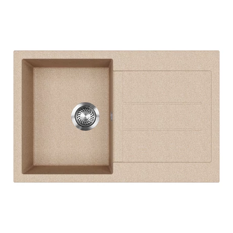 EVIDO Cubo 45S gránit mosogató, 780 x 500mm, avena