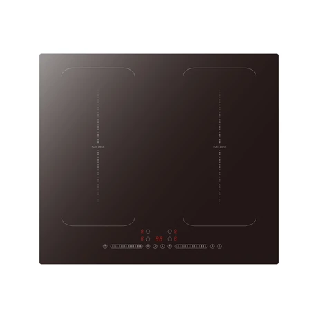 EVIDO VETRO 60DB indukciós főzőlap, 60 cm, 2 db multizone, fekete