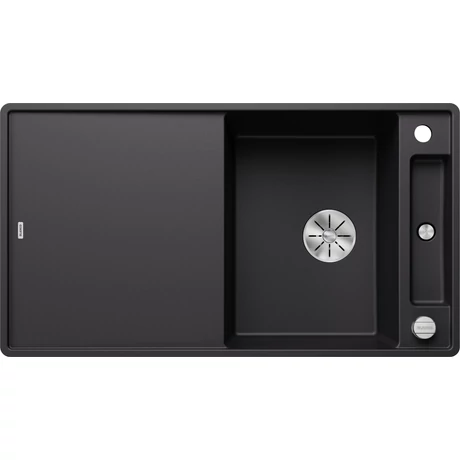 BLANCO AXIA III 5 S-F fekete fa tart., SZINTBE ÉPÍTÉS