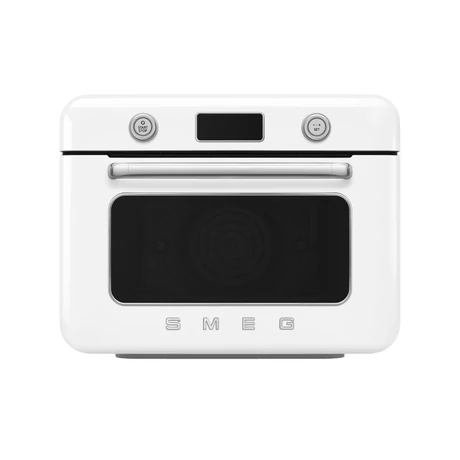 SMEG ASZTALI KOMBINÁLT SÜTŐ, GŐZFUNKCIÓVAL, retro, Galileo, fehér