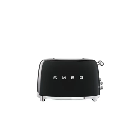 SMEG KENYÉRPIRÍTÓ, retro, 2x2 szeletes, fekete
