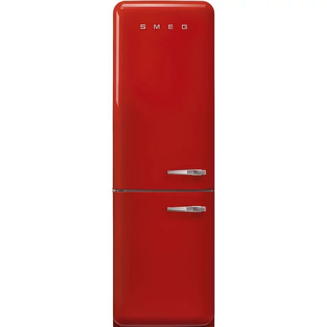 SMEG KOMBINÁLT HŰTŐ ÉS FAGYASZTÓ, retro, 60,1x196,8 cm, piros