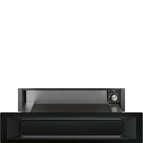 SMEG MELEGÍTŐ FIÓK, Victoria design, 15 cm, fekete