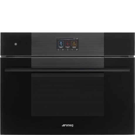 SMEG SOKKOLÓ HŰTŐ, Linea design, 45 cm, TFT, mélyfekete üveg