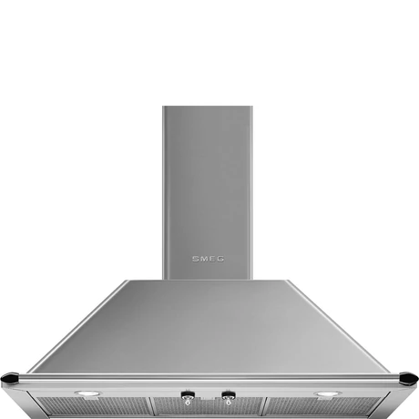 SMEG VICTORIA design kürtős fali páraelszívó, 90 cm, inox