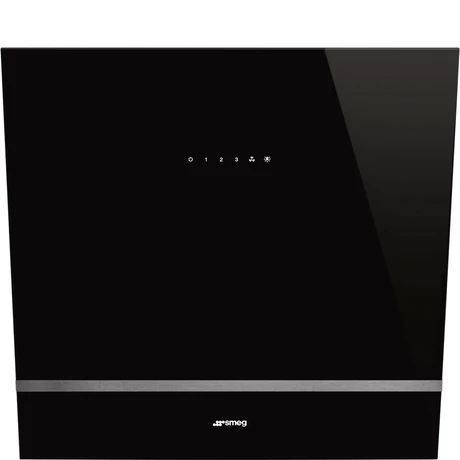 SMEG UNIVERSALE design vertikális fali páraelszívó, 60 cm, fekete