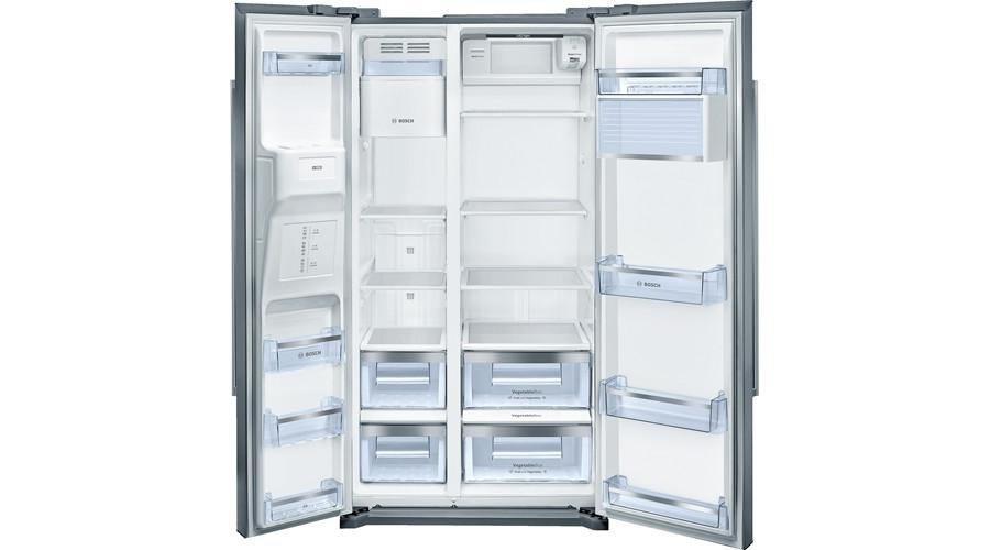 Bosch Kad90vi20 Side By Side Hutoszekreny 91 Cm Szeles Nofrost Jegkocka Nemesacel